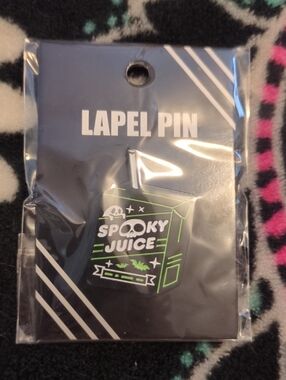 Spooky Juice Ghost Lapel Enamel Pin
